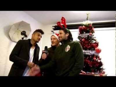 Футболисты «Милана» спели рождественскую песню